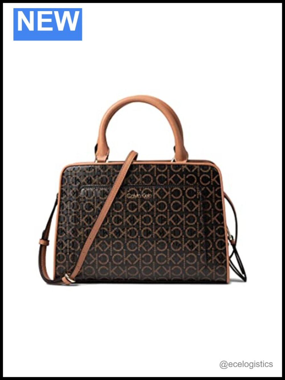 Calvin Klein Women's Margot Textured Satchel Handbag